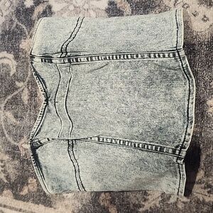 Vintage London Jean Denim Corset Small